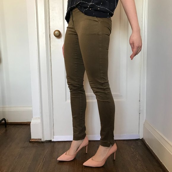 Aritzia Wilfred Olive Green Pants - Picture 2 of 8